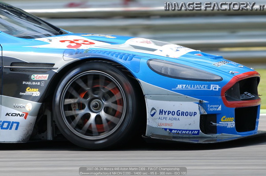 2007-06-24 Monza 446 Aston Martin DB9 - FIA GT Championship